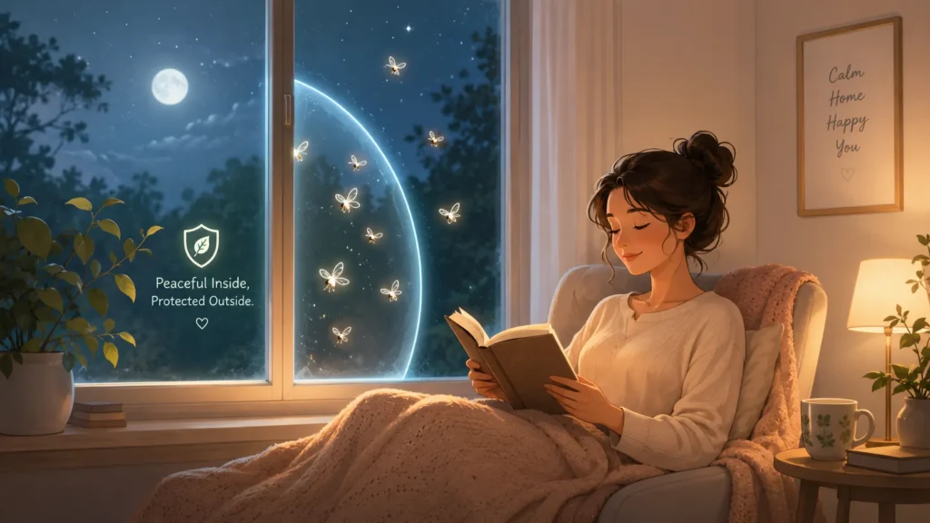 How to Stop Bugs From Coming in the Window at Night