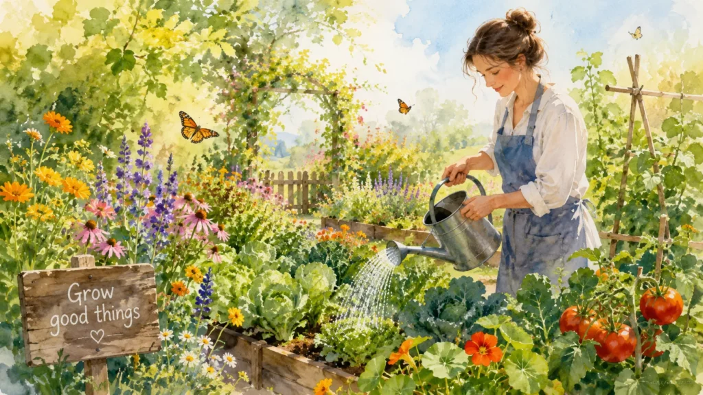 What Flowers to Plant in a Vegetable Garden